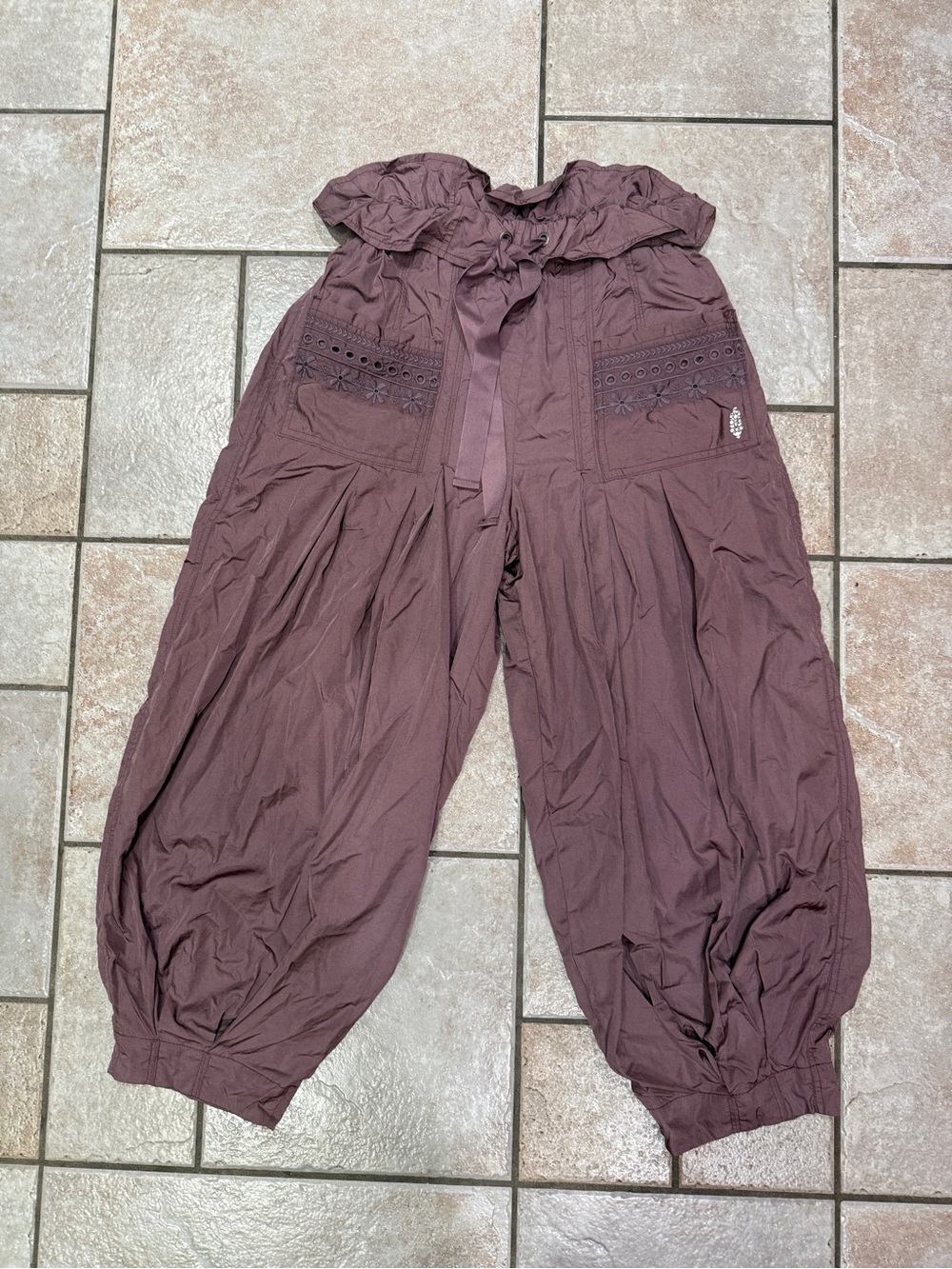 Free People Movement —Falling Higher Pants in Plum